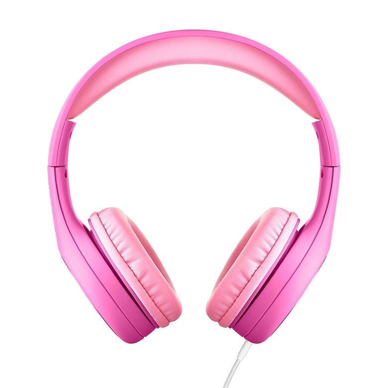 Isolated Bass Headphones Pink