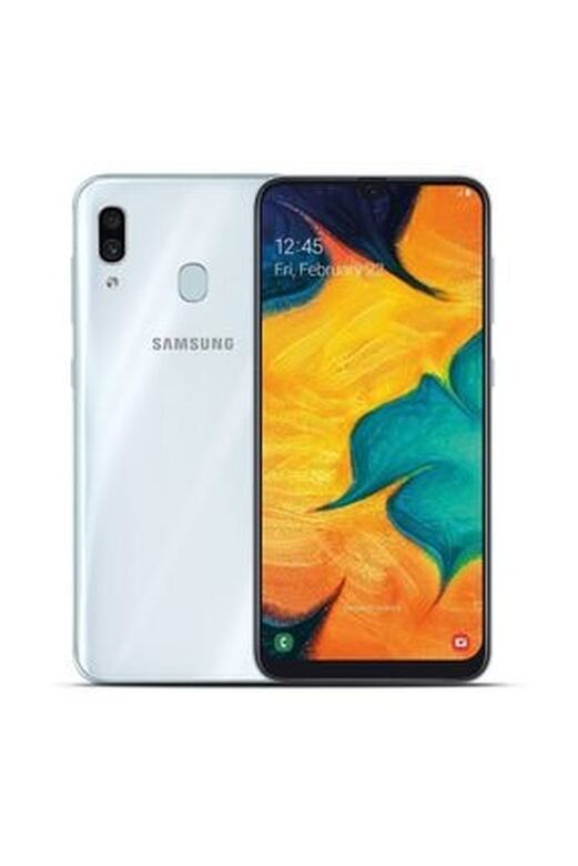 Galaxy A30 64GB White Mobile Phone - Samsung Türkiye With Warranty SM-A305FZWETUR