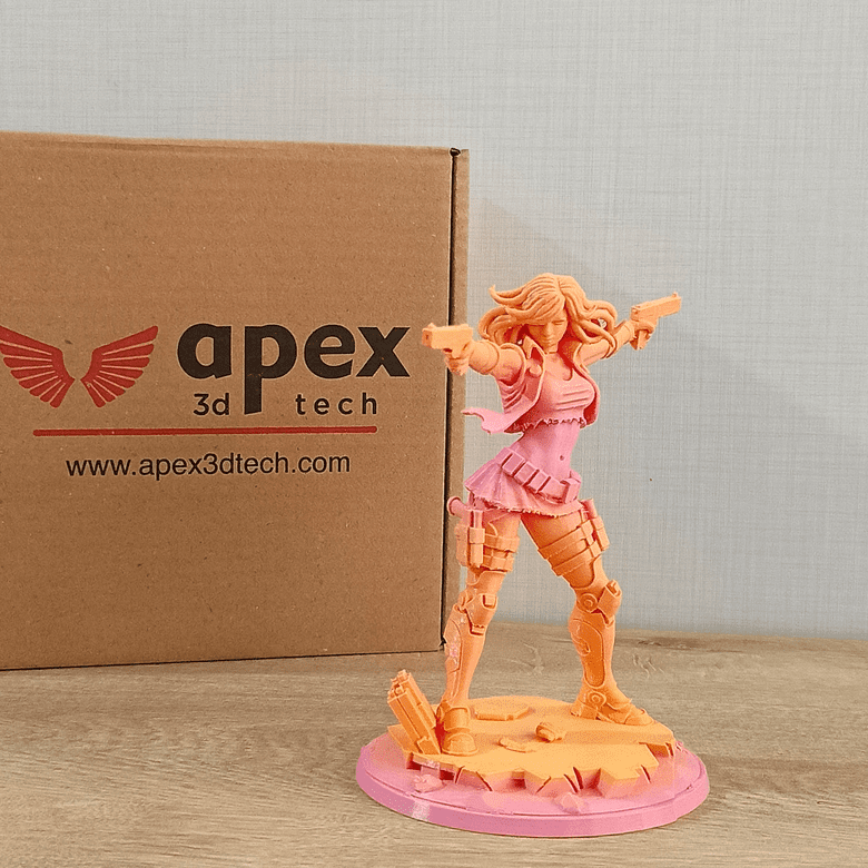 Gradyant PLA+ Filament - Şeftali Ateşi, 1kg, 1.75mm