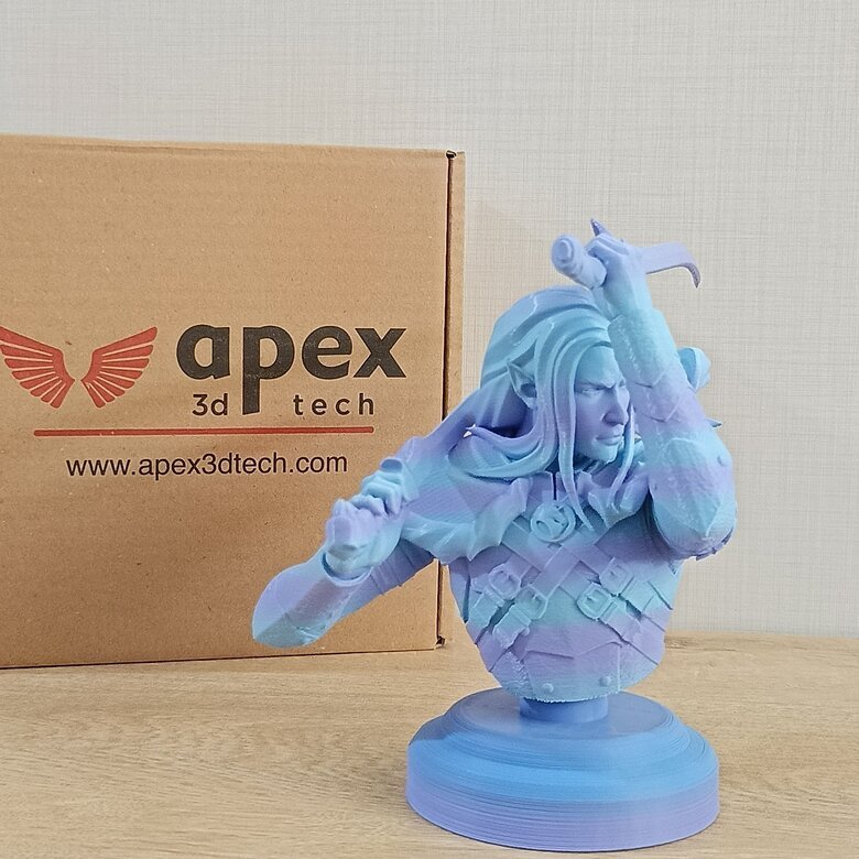 Gradyant PLA+ Filament - Lavanta Buzul, 1kg, 1.75mm
