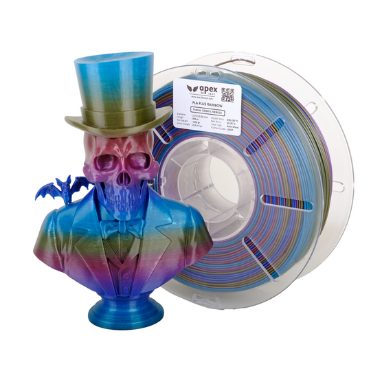 Gökkuşağı PLA+ Filament - Kozmik Nebula, 1kg, 1.75mm