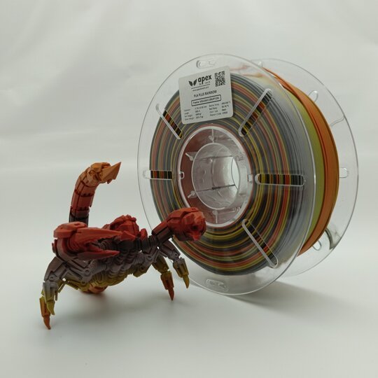 Gökkuşağı PLA+ Filament - Volkanik Patlama, 1kg, 1.75mm