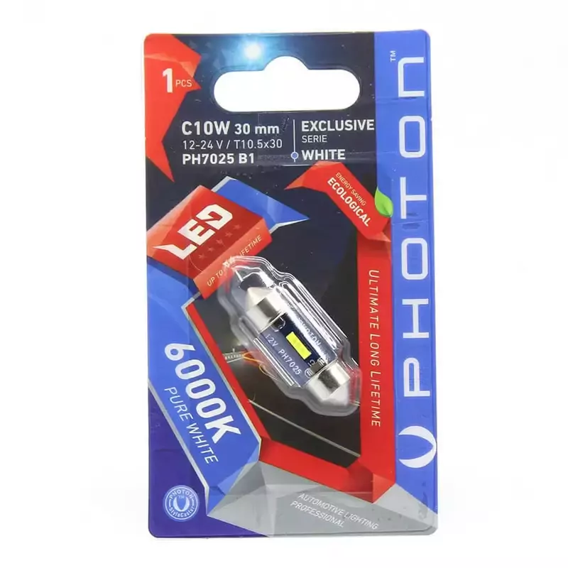 C10W 12-24V EXCLUSIVE CB 31mm SOFİT LED (TEKLİ BLISTER)