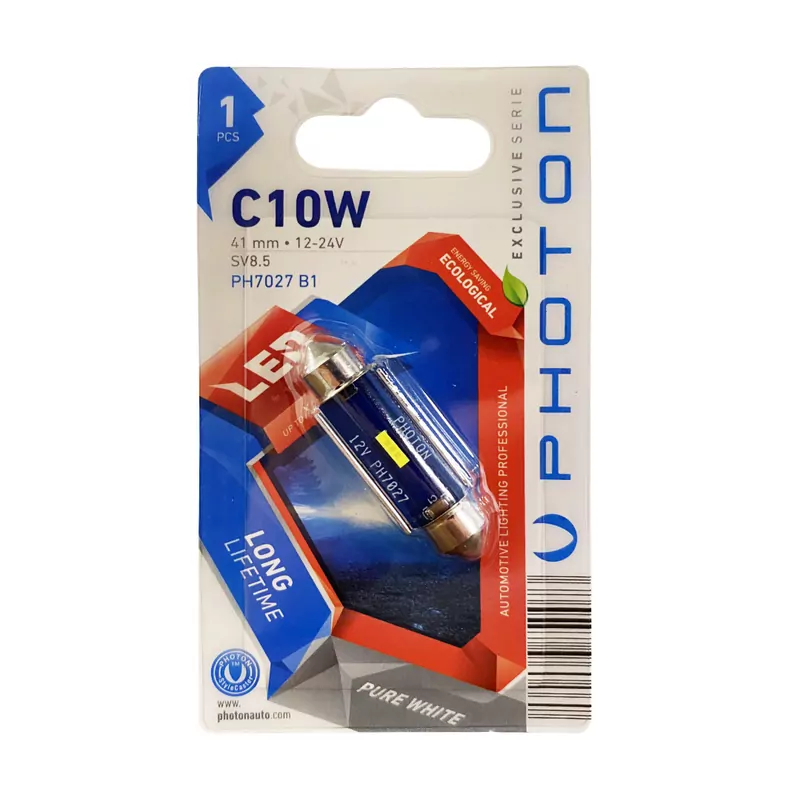 C10W 12-24V EXCLUSIVE CB 41mm SOFİT LED (TEKLİ BLISTER)