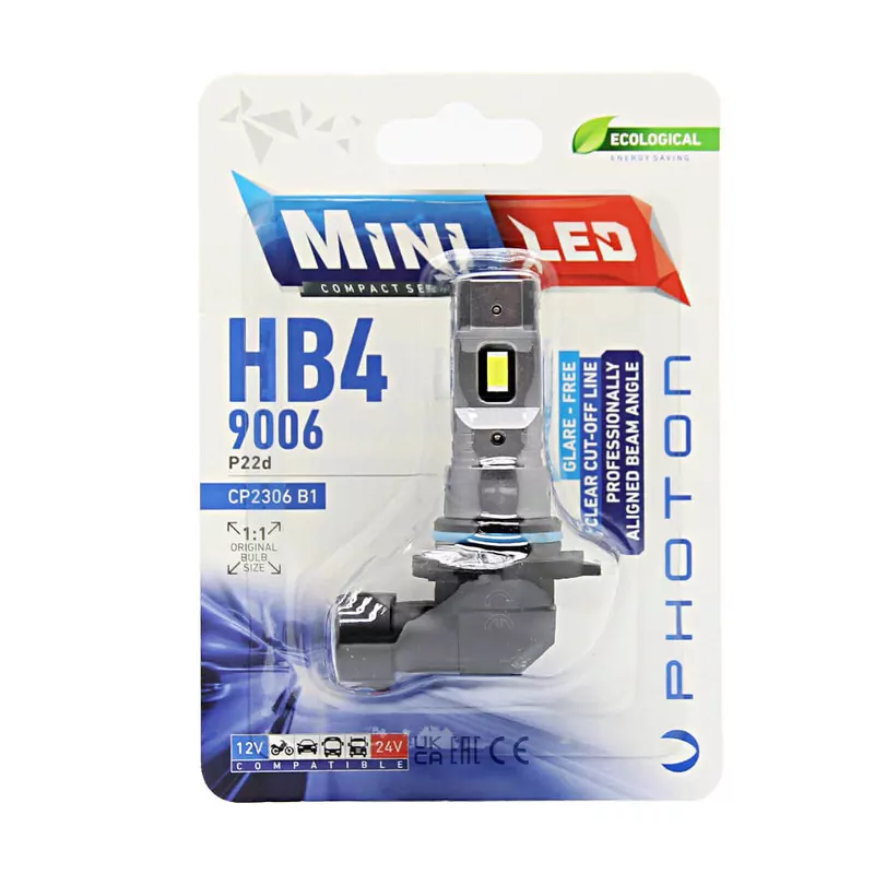 MINI HB4 9006 12-24V COMPACT LED (TEKLİ BLISTER)