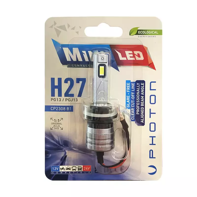 MINI H27 12-24V COMPACT LED (TEKLİ BLISTER)