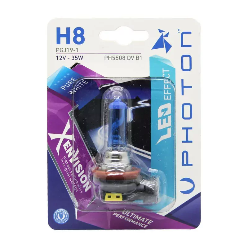 H8 12V 35W XEN VISION (TEKLİ BLISTER)