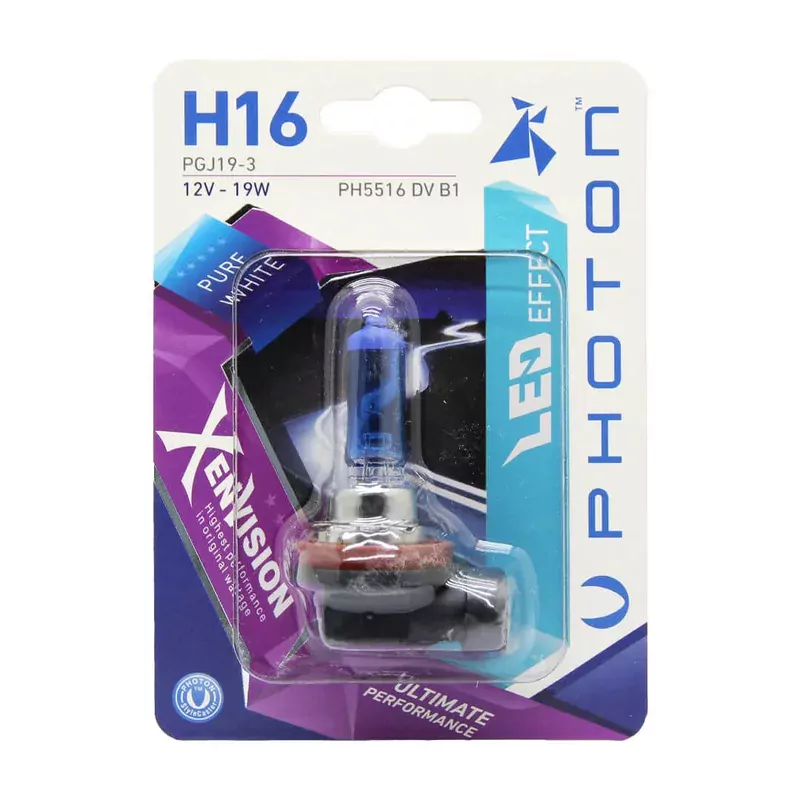 H16 12V 19W XEN VISION (TEKLİ BLISTER)