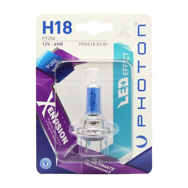 H18 12V 65W XEN VISION (TEKLİ BLISTER)