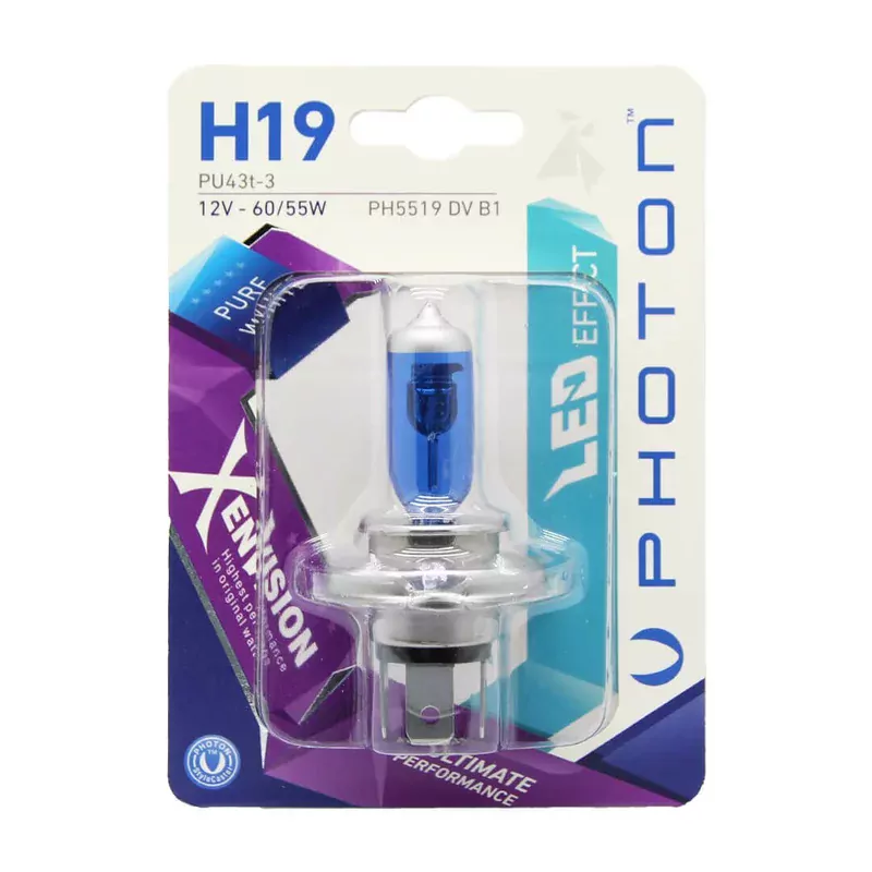 H19 12V 60/55W XEN VISION (TEKLİ BLISTER)