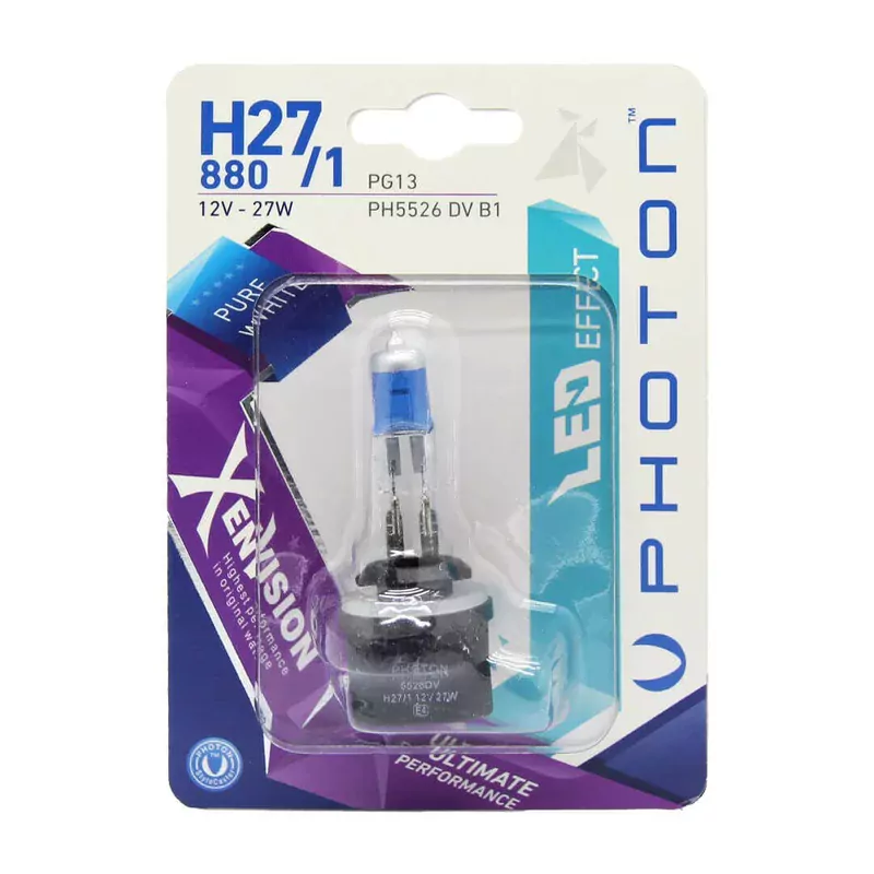 H27/1 880 12V 27W XEN VISION (TEKLİ BLISTER)