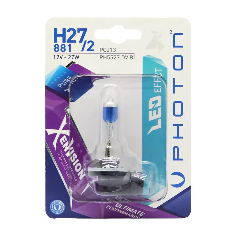 H27/2 881 12V 27W XEN VISION (TEKLİ BLISTER)