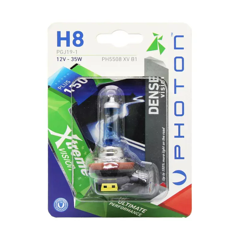 H8 12V 35W XTREME VISION +%150 FAZLA IŞIK (TEKLİ BLISTER)