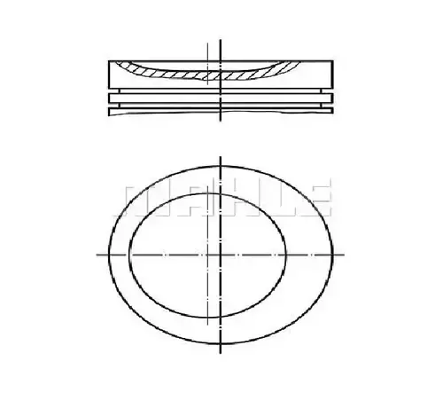 Bmw 5 Serisi E34 518i M40 B18 84,00mm Piston Takımı Mahle