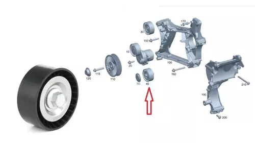 Mercedes W204 Kasa C220 Cdi 651 Motor Avare Bilyası Corals Marka