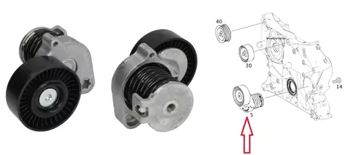 Mercedes W204 Kasa C180 CGI 271 Motor Kayış Gergi Kütüğü Ina Marka