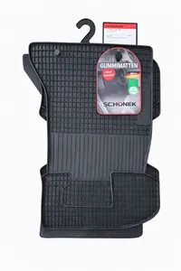 BMW 5 Serisi F10 Uyumlu Schönek Siyah Kokusuz Kauçuk Paspas Takımı Alman Malı