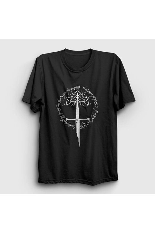 Kod Presss Unisex Siyah Narsil Yüzüklerin Efendisi The Lord Of The Rings T-shirt 252833tt