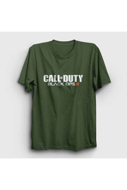 KOD:Presmono Unisex Haki Black Ops Call Of Duty T-shirt 26494tt