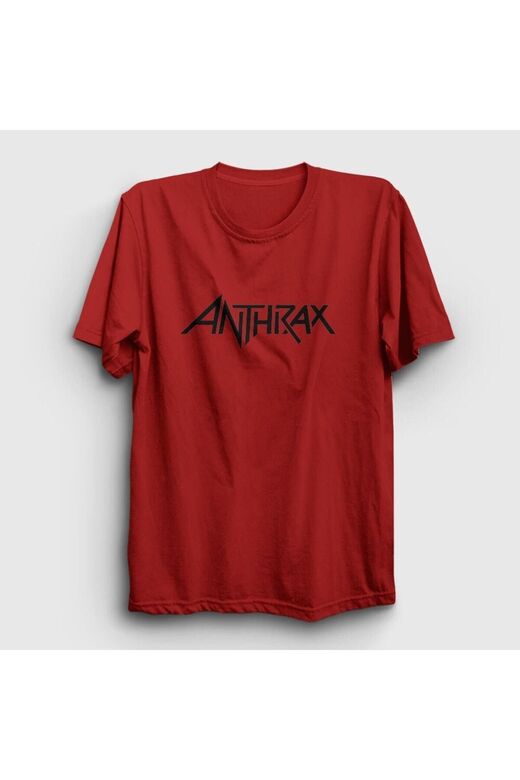 KOD:Presmono Unisex Kırmızı Anthrax T-shirt 9919tt