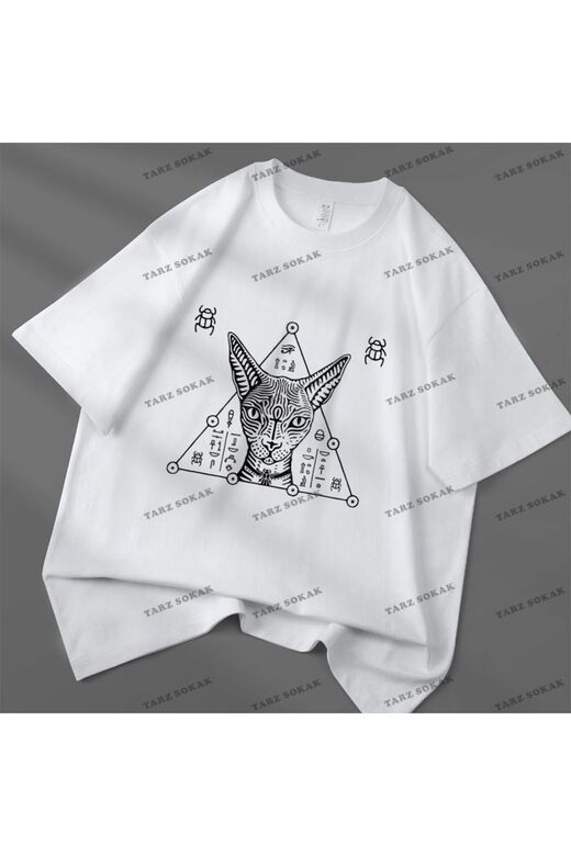 Y2K Unisex Harajuka Anime Retro Kawai Kuromi T-shirt Kod-Mavi-Etiket:  8444