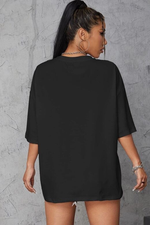 Unisex Uzay Baskılı T-shirt