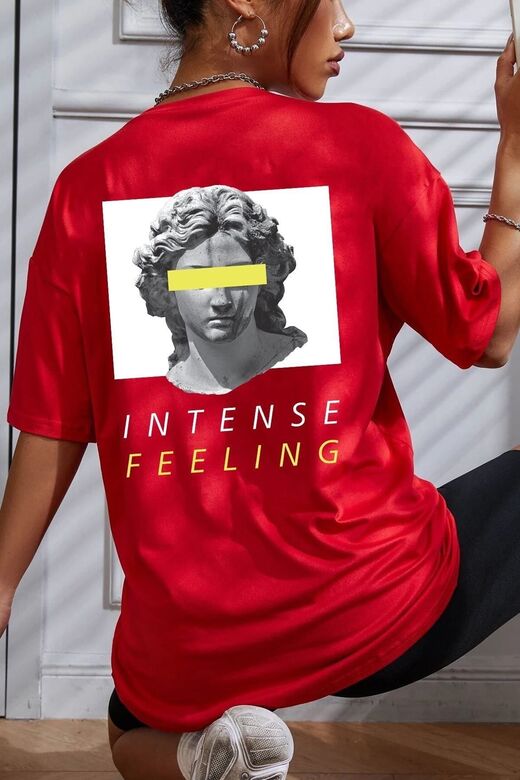 Unisex Aesthetic Baskılı T-shirt