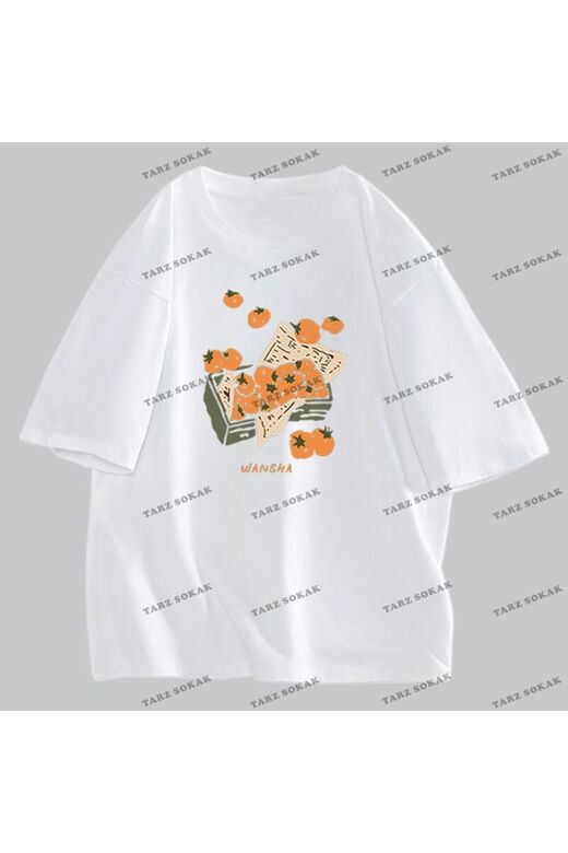 Y2K Unisex Harajuka Anime Retro Kawai Kuromi T-shirt Kod-Mavi-Etiket:  8372