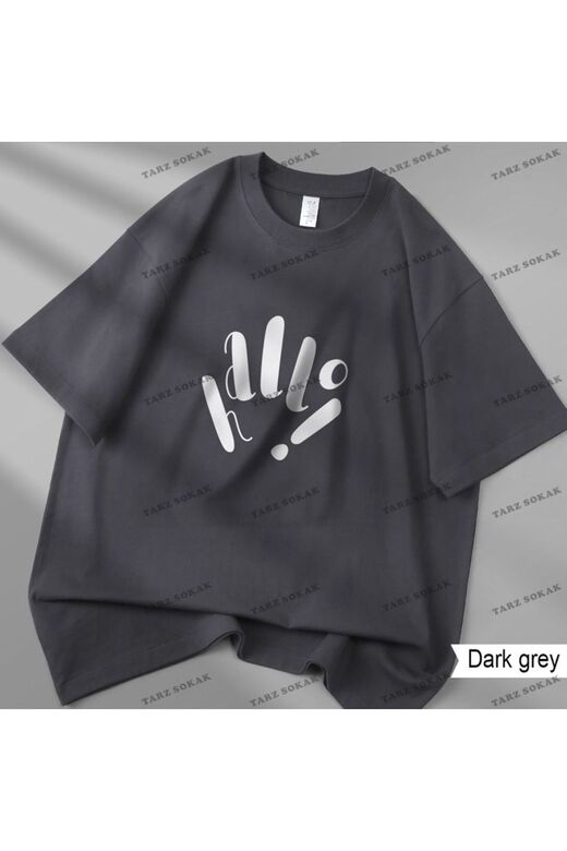 Y2K Unisex Harajuka Anime Retro Kawai Kuromi T-shirt Kod-Mavi-Etiket:  8447
