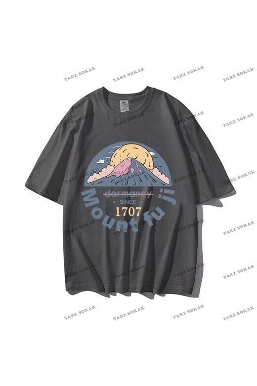 Y2K Unisex Harajuka Anime Retro Kawai Kuromi T-shirt Kod-Mavi-Etiket:  8378