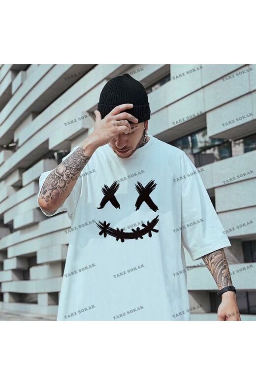 Y2K Unisex Harajuka Anime Retro Kawai Kuromi T-shirt Kod-Mavi-Etiket:  8470