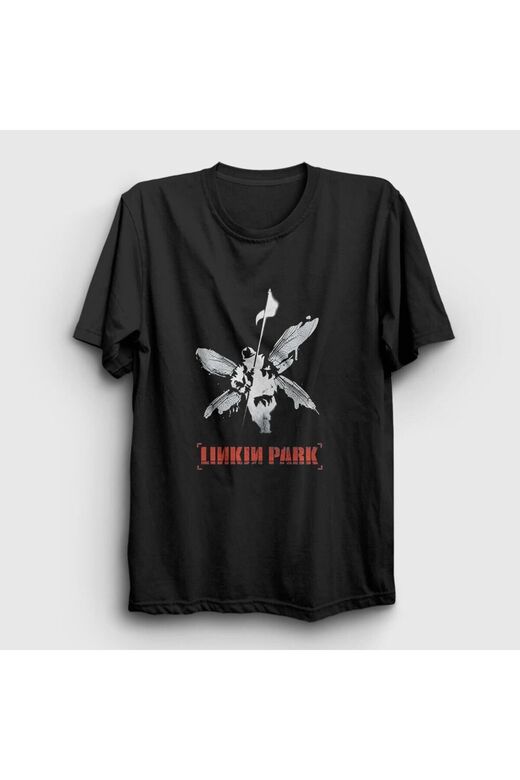 Kod Presss Unisex Siyah Hybrid Theory Linkin Park T-shirt 97511tt