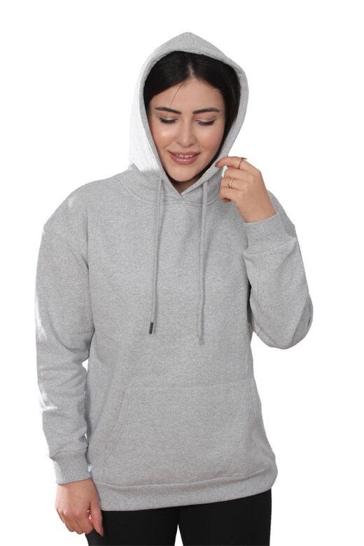 Baskılı Oversize Kapşonlu Sweatshirt unisex