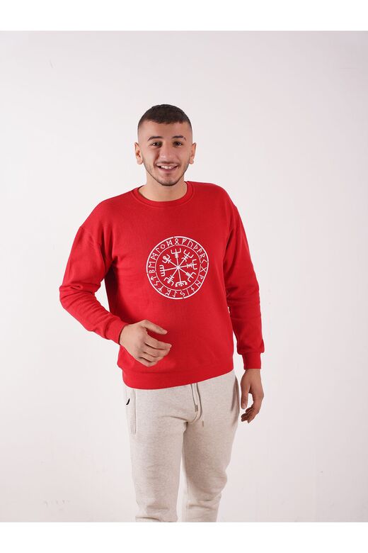 sweatshirt bisiklet yaka oversıze unisex