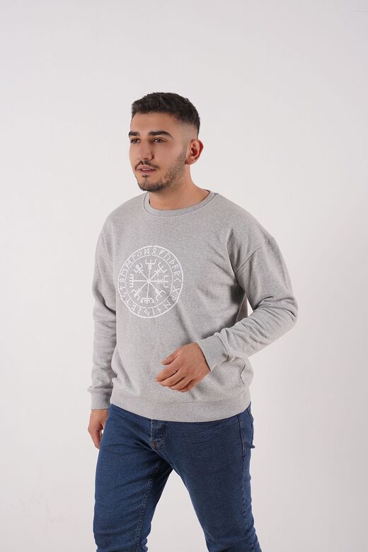 sweatshirt bisiklet yaka oversıze unisex