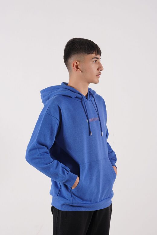 sweatshirt kapşonlu unisex baskılı kışlık