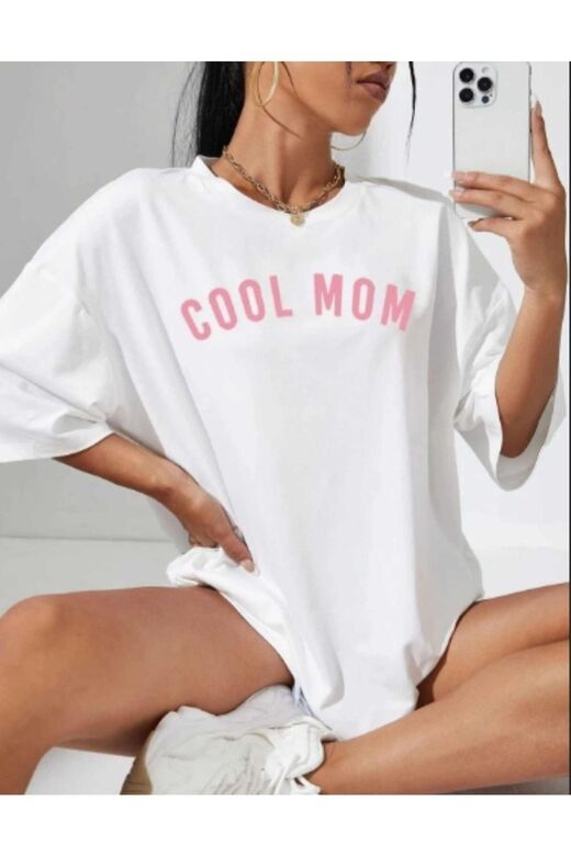 Coolmom Baskılı Oversize T-shirt