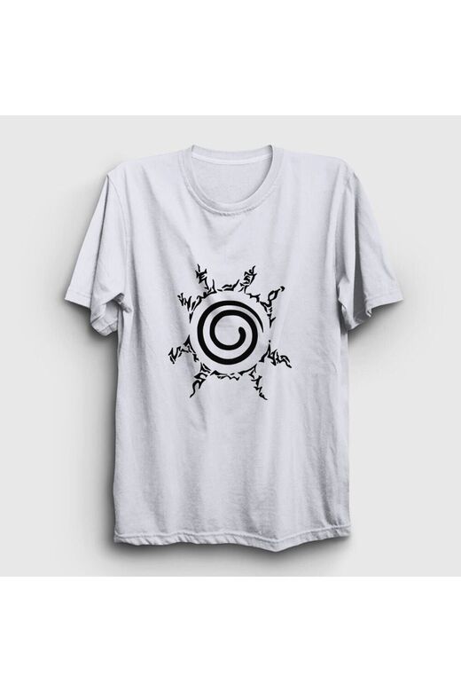 KOD:Presmono Unisex Beyaz Seal Anime Naruto T-shirt 133940tt
