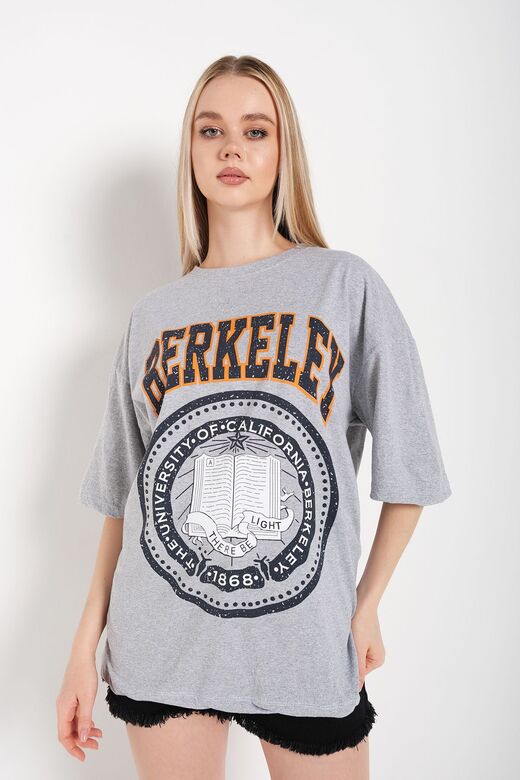 Kadın Berkeley Baskılı Tşhirt