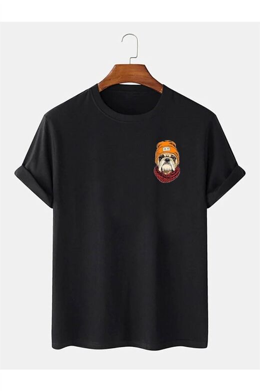 Zokawear Unisex Oversize Siyah T-shirt