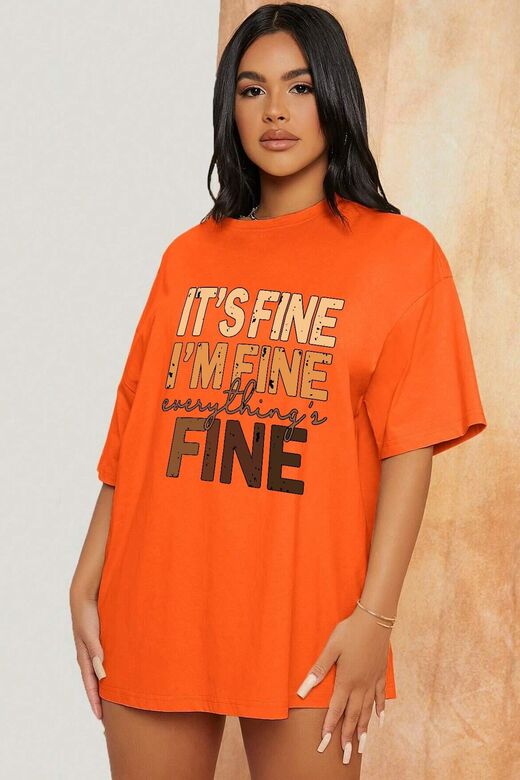 Unisex Fine Baskılı T-shirt