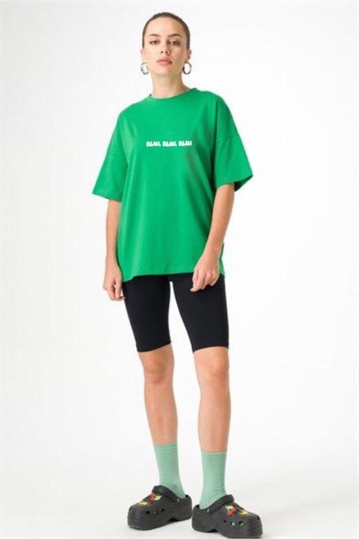 Bol Kalıp Tavşan Baskılı Oversize Tshirt