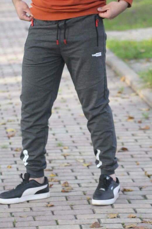 Erkek Siyah Jogger Paça Fit Kesim Eşofman Alt