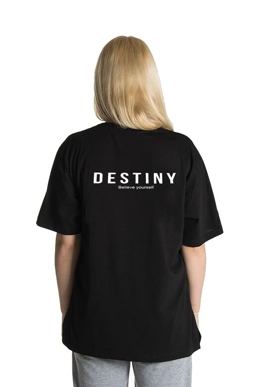Unisex Destiny Rahat Kesim Oversize T-shirt