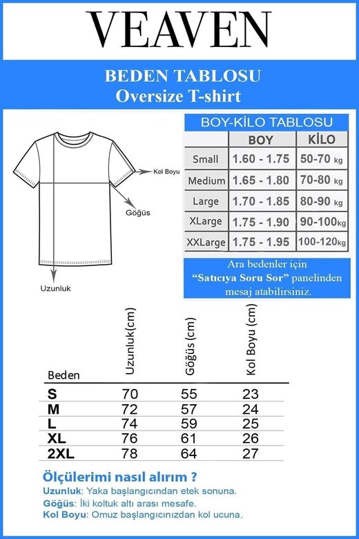 Kadın Turkuaz Önü Dondurmalı Astronot Baskılı Bisiklet Yaka Oversize Pamuklu T-shirt