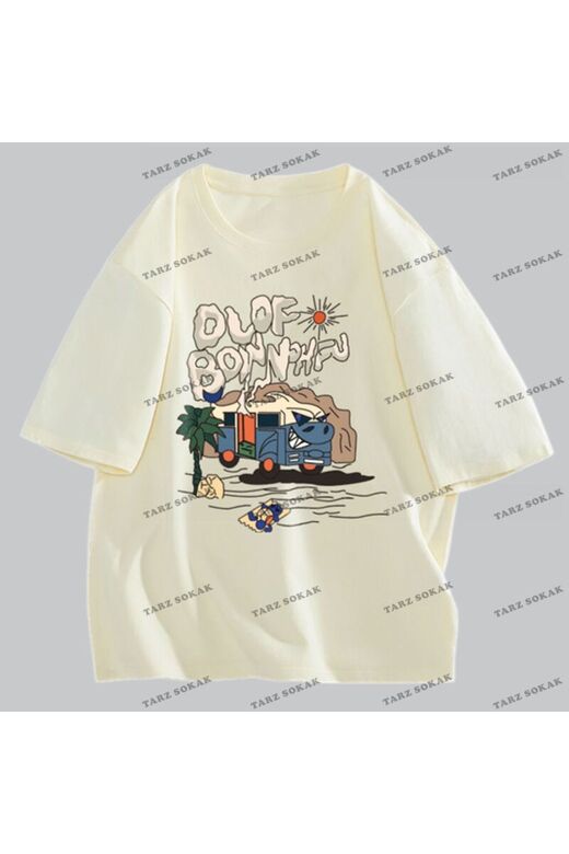 Y2K Unisex Harajuka Anime Retro Kawai Kuromi T-shirt Kod-Mavi-Etiket:  8481