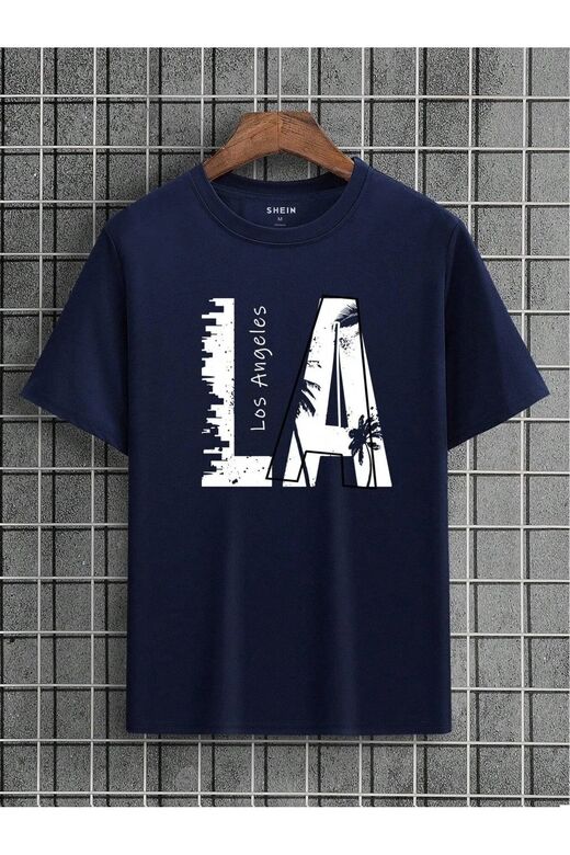 LA Los Anegles  Baskılı T-shirt