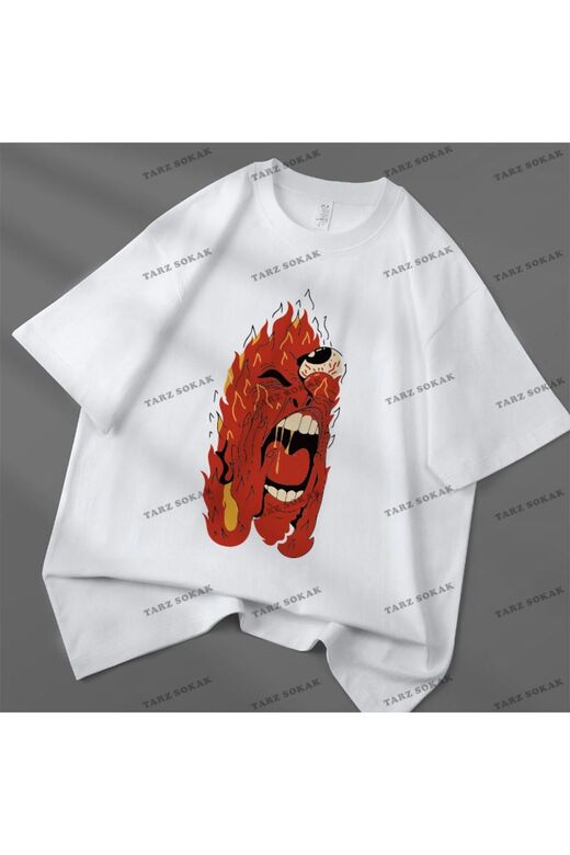 Y2K Unisex Harajuka Anime Retro Kawai Kuromi T-shirt Kod-Mavi-Etiket:  8491