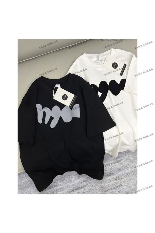 Y2K Unisex Harajuka Anime Retro Kawai Kuromi T-shirt Kod-Mavi-Etiket:  8397