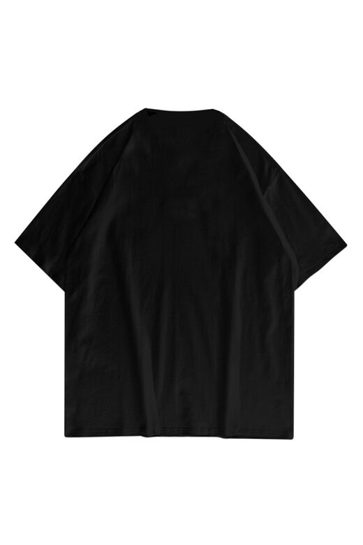 Unisex Testing Asap Rocky Siyah T Shirt